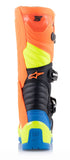 Alpinestars Tech 5 Boot Orange Fluo Blue Yellow