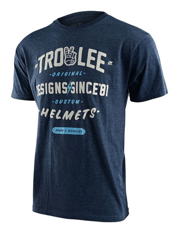 Troy Lee Designs Roll Out SS Tee Navy Heather