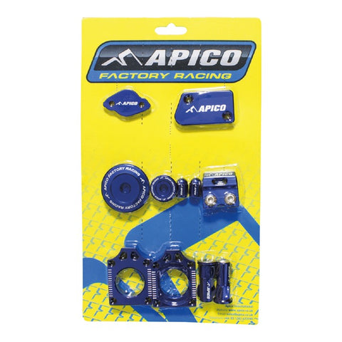 Apico Factory Anodised Bling Pack - Yamaha - Blue