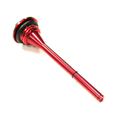 Apico Aluminium Oil Fill Plug with Dipstick - Honda - Red