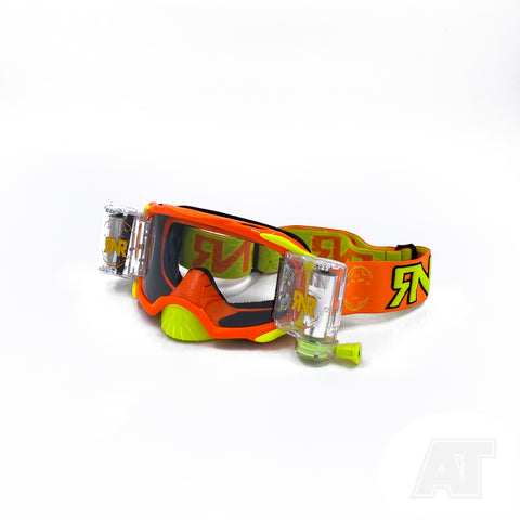 Rip N Roll RNR Platinum 48mm Motocross Goggles - Orange