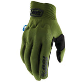 100% Cognito Smart Shock Gloves Army Green