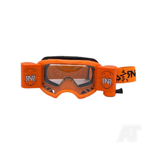 Rip N Roll RNR Colossus 48mm Motocross Goggles - Neon Orange