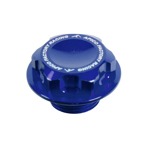 Apico Aluminium Steering Stem Nut - Husqvarna - Blue