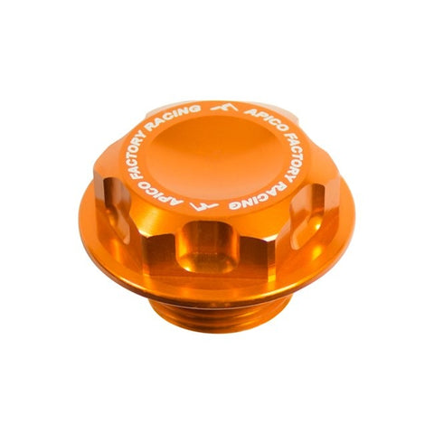 Apico Aluminium Steering Stem Nut - KTM - Orange