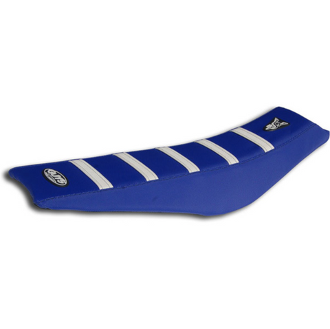 Guts Racing Yamaha Blue White Rib Seat Cover