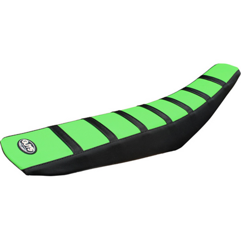 Guts Racing Kawasaki Green Black Rib Seat Cover