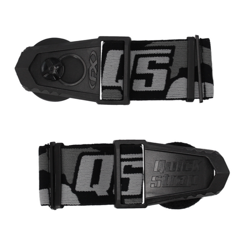 Acerbis Black Grey Goggle Quick Strap Kit