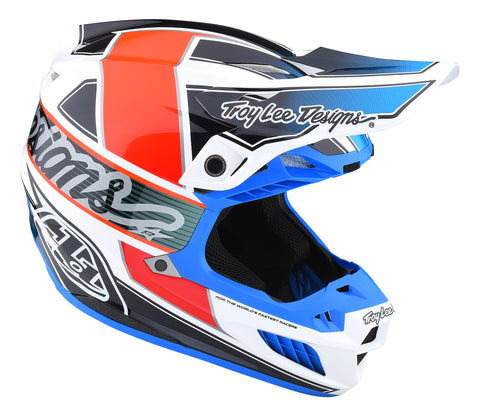 Troy lee Designs SE5 Composite Helmet - Team Orange Blue