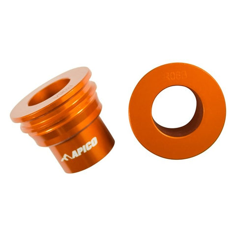 Apico Aluminium Wheel Spacers - Rear KTM - Orange