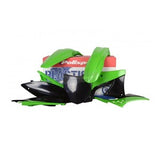 Polisport Kawasaki Plastic Kit Green Black