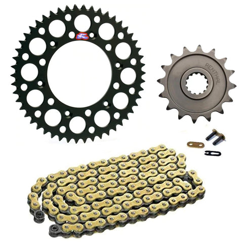 Renthal Suzuki Aluminium Chain & Sprocket Kit - Black