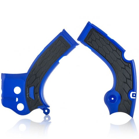 Acerbis Yamaha X-Grip Frame Guards - Blue