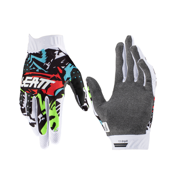 Leatt Moto 1.5 Gripr Youth Gloves Zebra – AT Motocross