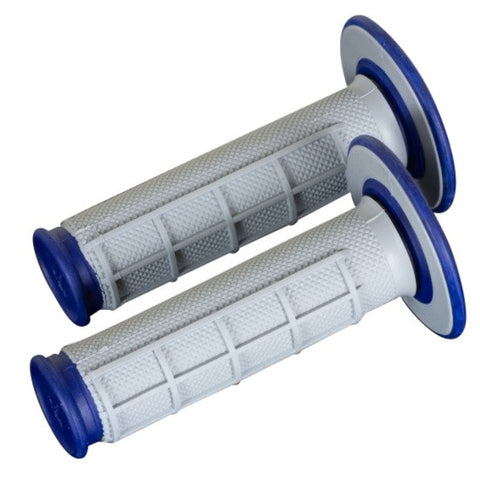 Renthal Dual Compound Half Waffle Enduro Motocross grips - Blue