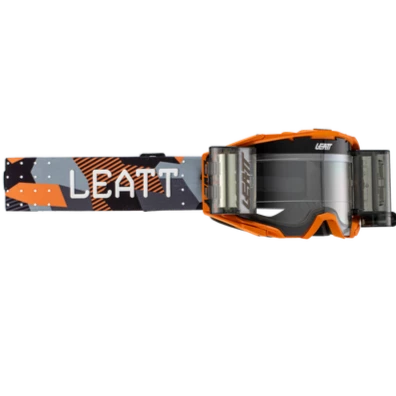 Leatt 6.5 Velocity Roll-Off Goggle Orange Clear Lense