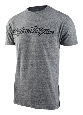 Troy Lee Designs Signature SS Tee Ash Heather