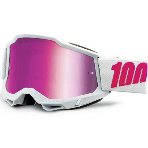 100% Accuri 2 Junior Goggle Keetz - Mirror Pink Lens