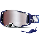 100% Armega  Goggle Novel - HiPER Mirror Silver Flash Lens