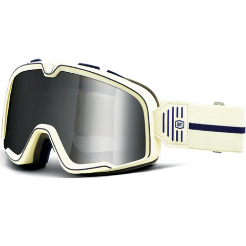 100% Barstow Goggle Arno - Mirror Silver Flash Lens