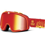 100% Barstow Goggle Death Spray -  Mirror Red Lens