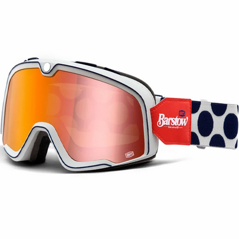 100% Barstow Goggle Hayworth - Flash Red Lens