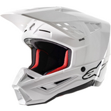 Alpinestars Helmet SM5 Solid White Glossy