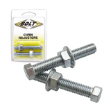 Bolt Hardware Swingarm Chain Adjuster M8 Nut & Bolt