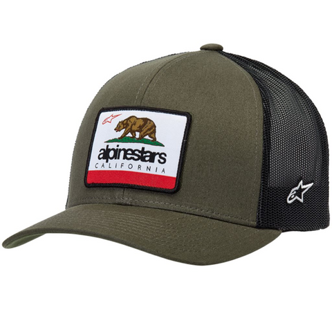 Alpinestars Cali 2.0 Curved Bill Casual Cap - Military Green Black