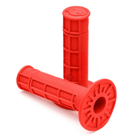 Pro Taper Single Density Half Waffle Neon Grip - Red