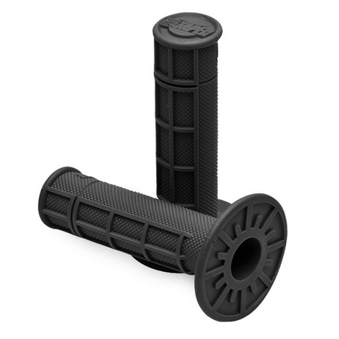 Pro Taper Single Density Race Cut Half Waffle Grip - Black