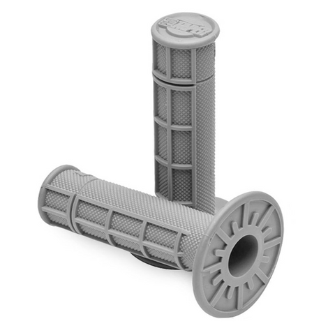 Pro Taper Single Density Race Cut Half Waffle Grip - Grey
