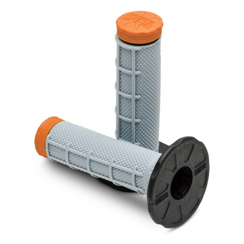 Pro Taper Tri-Density Half Waffle Grips - Orange