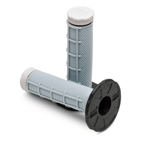Pro Taper Tri-Density Half Waffle Grips - White