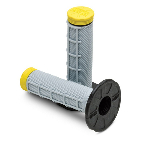 Pro Taper Tri-Density Half Waffle Grips - Yellow