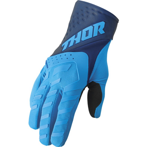 Thor Spectrum Blue Navy Motocross Gloves