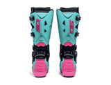 Sidi Crossfire 3 SRS Black Mint Pink Motocross Boots