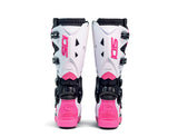 Sidi Crossfire 3 SRS Black White Pink Motocross Boots