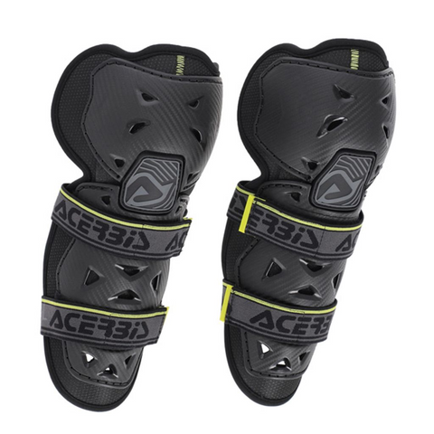 Acerbis Profile 2.0 Kids Knee Guards Black Yellow