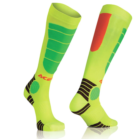Acerbis MX Kids Impact Socks - Orange Yellow