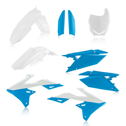 Acerbis Suzuki Plastics Kit RMZ - White Blue