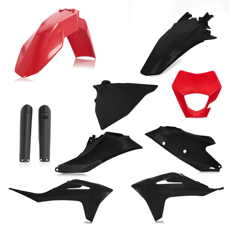 Acerbis Gas Gas Plastic Kit EC ECF - Red Black