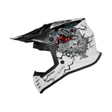 Acerbis Profile Kids Motocross Helmet - White Black