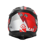 Acerbis Profile Kids Motocross Helmet - Black Red