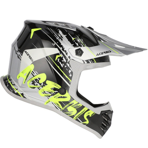 Acerbis Profile Kids Motocross Helmet - Black Fluo Yellow