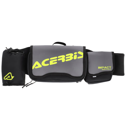 Acerbis Impact Waist Pack Bum Bag 5L Black Grey