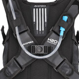 Acerbis Back Pack H20 Logo - Black White