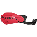 Acerbis Moto-X Handguards - Dark Red Black