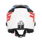 Acerbis Jet Aria Trials Helmet Bianco Blu Rosso