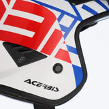 Acerbis Jet Aria Trials Helmet Bianco Blu Rosso